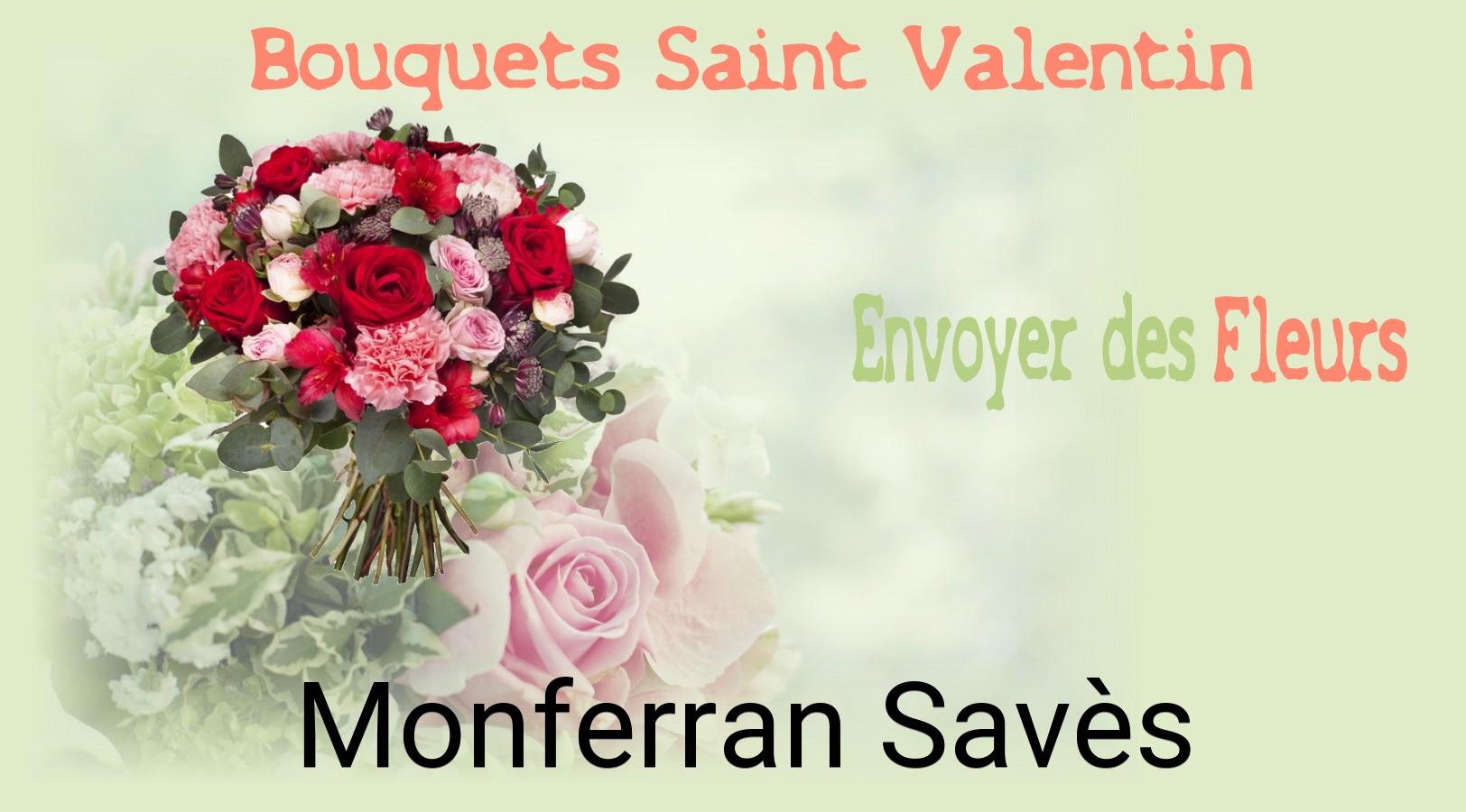 Roses de Saint-Valentin livrées à Monferran-Savès